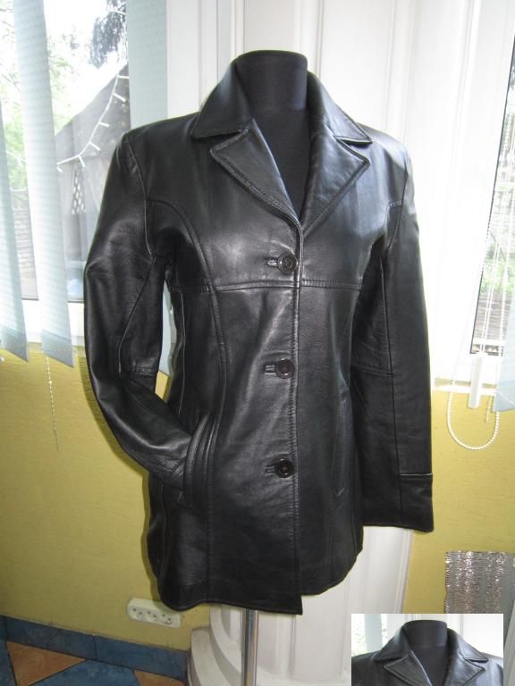 Фото 2. Женская кожаная куртка - пиджак. Германия. Лот 931