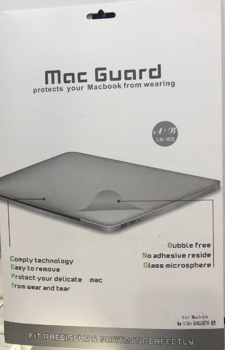 Фото 2. Пленка на корпус Mac Guard Full Body Skin для MacBook Air 13 2020 (2018-2020) MacBook Pro