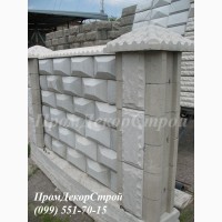 Декоративные элементы забора блоки столбы крышки Одесса