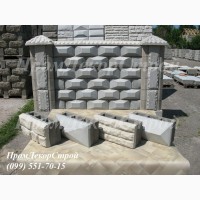 Декоративные элементы забора блоки столбы крышки Одесса