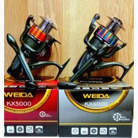 Карповые катушки с бейтранером Weida KX 4000 и 5000