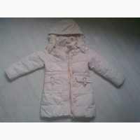 Демисезонный пуховик куртка курточка пальто на девочку 4 5 6 лет