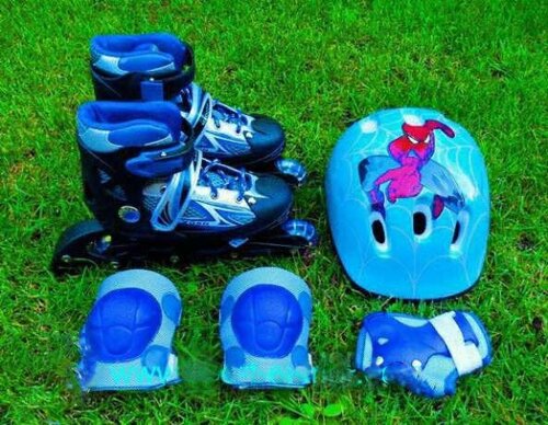 Фото 5. Ролики роликовые коньки с защитой и шлемом в комплекте безшумные качественные с 24 по 43