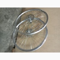 Вело колёса 26 дюймов на двойном ободе под диск, под трещотку комплект