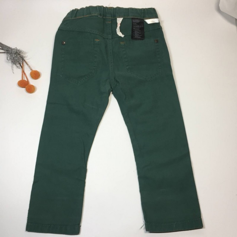 Фото 13. Джинсы HM на 2-3 года 2-3/98 зеленые штаны Брюки джинсовые, детские Н2010