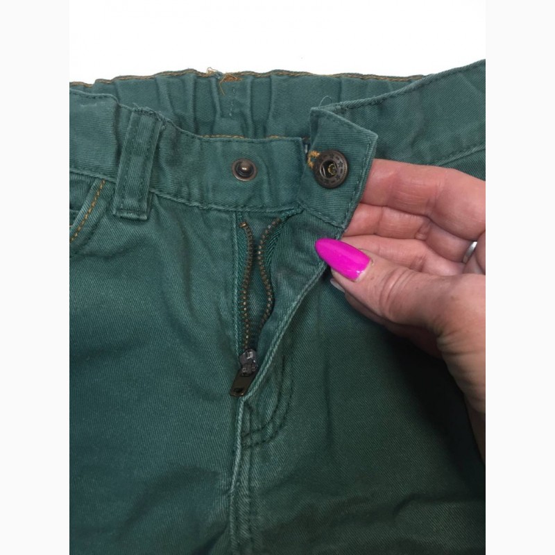 Фото 8. Джинсы HM на 2-3 года 2-3/98 зеленые штаны Брюки джинсовые, детские Н2010