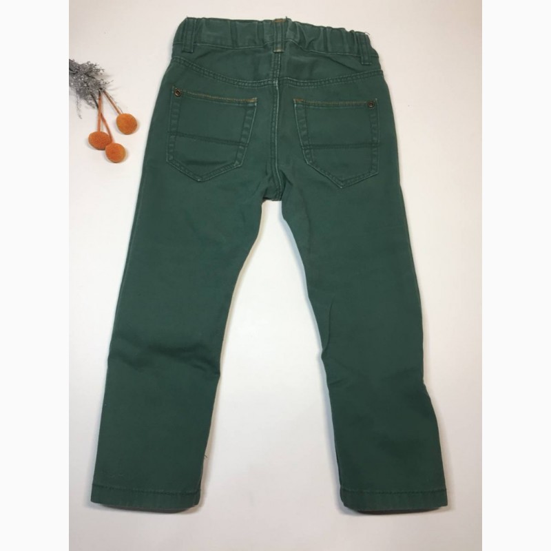 Фото 9. Джинсы HM на 2-3 года 2-3/98 зеленые штаны Брюки джинсовые, детские Н2010