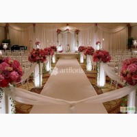 Свадебное оформление зала от 700грн, украшение зала для свадьбы