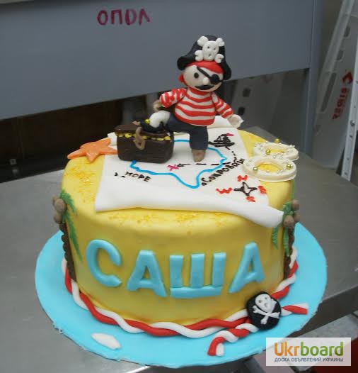 Фото 2. Детский торт с машинкой Киев