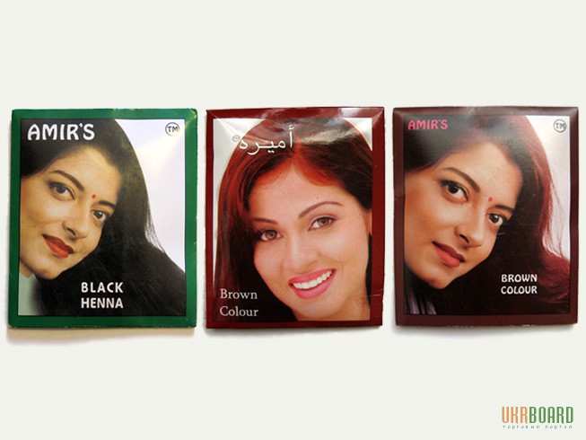 Индийская хна для волос в пакетиках