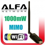 Мощный USB Wi-Fi адаптер 1000mw ALFA AWUS036NEH