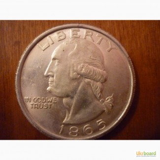 1 доллар 1865