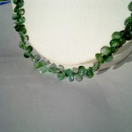 Турмалин зеленый. Ожерелье 45 см