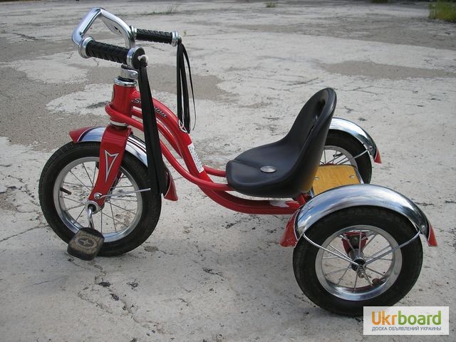 Фото 2. Детский трехколесный велосипед Schwinn roadster trike 12 red (Донецк, Макеевка)