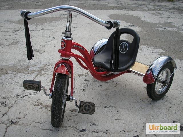 Фото 3. Детский трехколесный велосипед Schwinn roadster trike 12 red (Донецк, Макеевка)