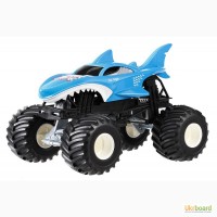 Hot Wheels Внедорожник акула Monster Jam Shark Die-Cast Vehicle 1:24 Scale