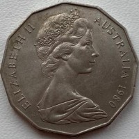 Австралия 50 центов 1980 год с631 СОХРАН