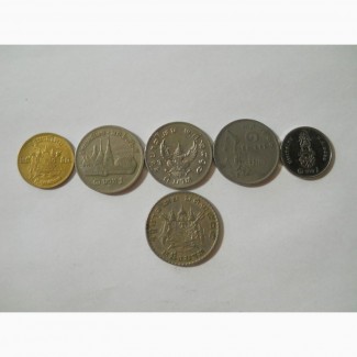 Монеты Таиланда (6 штук)