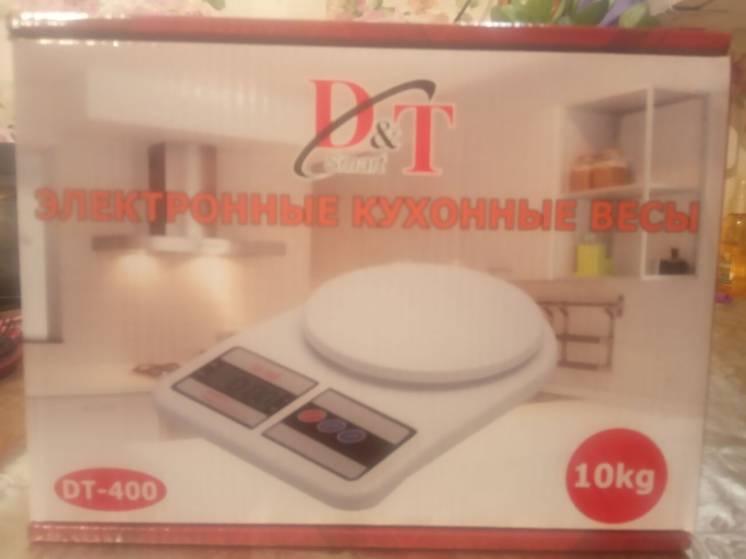 Весы кухонные DT-400 на 10 кг электронные кулинарные кухонные