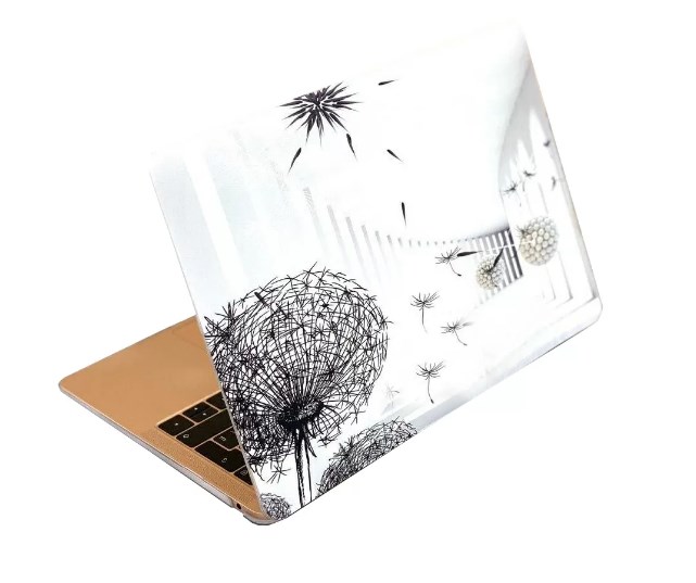 Уникальный дизайнерский чехол одуванчик dandelion на MacBook 13 2020-2008 Макбук picture