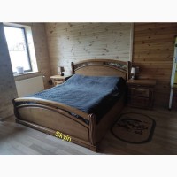 Ліжко Роксолана з дерева вільха