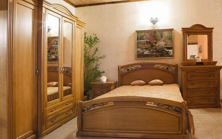 Фото 8. Ліжко Роксолана з дерева вільха