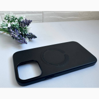 Leather Case with MagSafe Чохол на iPhone Закритий низ; з якісного замінника шкіри