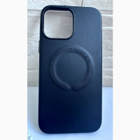 Leather Case with MagSafe Чохол на iPhone Закритий низ; з якісного замінника шкіри