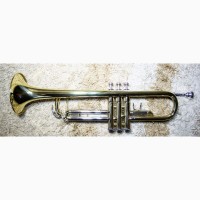Абсолютно НОВА New Труба музична помпова Slade Designed By USA золото-срібна Trumpet