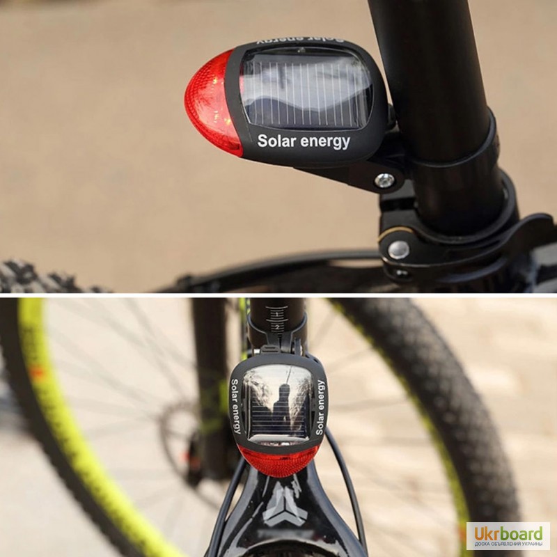 Фото 10. Мигалка (стоп) фонарь для велосипеда три вида и на солнечных батареях