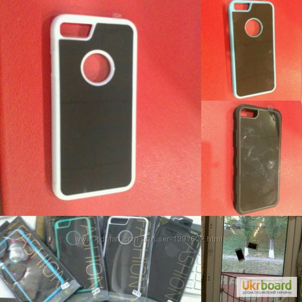 Фото 3. Антигравитационный чехол для iPhone 6, iPhone 6 Plus, iPhone 5/5s, 7, 7 plus нано присоски