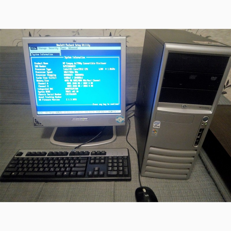 Фото 8. Системный блок Компьютер HP compaq DC7700 Intel Core 2 Duo E6300