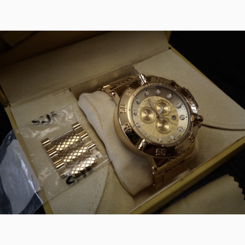 Фото 2. Швейцарский хронограф часы INVICTA SUBAQUA NOMA III 16695 для дайвинга 500 метров Оригинал