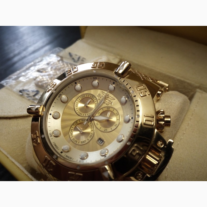 Фото 7. Швейцарский хронограф часы INVICTA SUBAQUA NOMA III 16695 для дайвинга 500 метров Оригинал