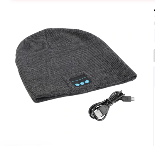Bluetooth шапка беспроводные наушники гарнитура с микрофоном