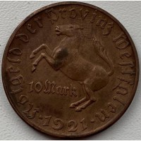 Германия 10 марок 1921 год СОСТОЯНИЕ!!! РЕДКАЯ