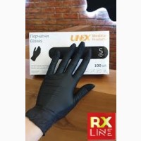 Перчатки нитриловые Черные Unex Medical Products S