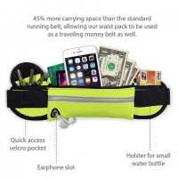 Ремень-сумка спортивная (поясная) для бега и велопрогулки сумка бананка водонепроницаемая