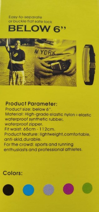 Фото 3. Ремень-сумка спортивная (поясная) для бега и велопрогулки сумка бананка водонепроницаемая