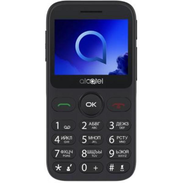 Мобильный телефон Alcatel 2019 Single SIM Metallic Silver, кнопочный мобильный телефон