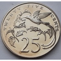 Ямайка 25 центов 1975 год PROOF! РЕДКАЯ! е323
