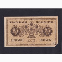 25 пенни 1918г. 15315133. Финляндия