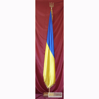 Напольный комплект с кабинетным флагом Украины