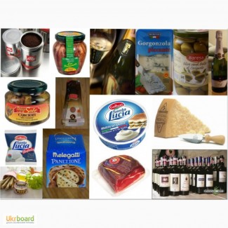 Товары из Италии (продукты питания и бытовая химия)