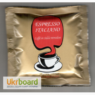 Espresso Italiano кофе в чалдах, таблетках, монодозах
