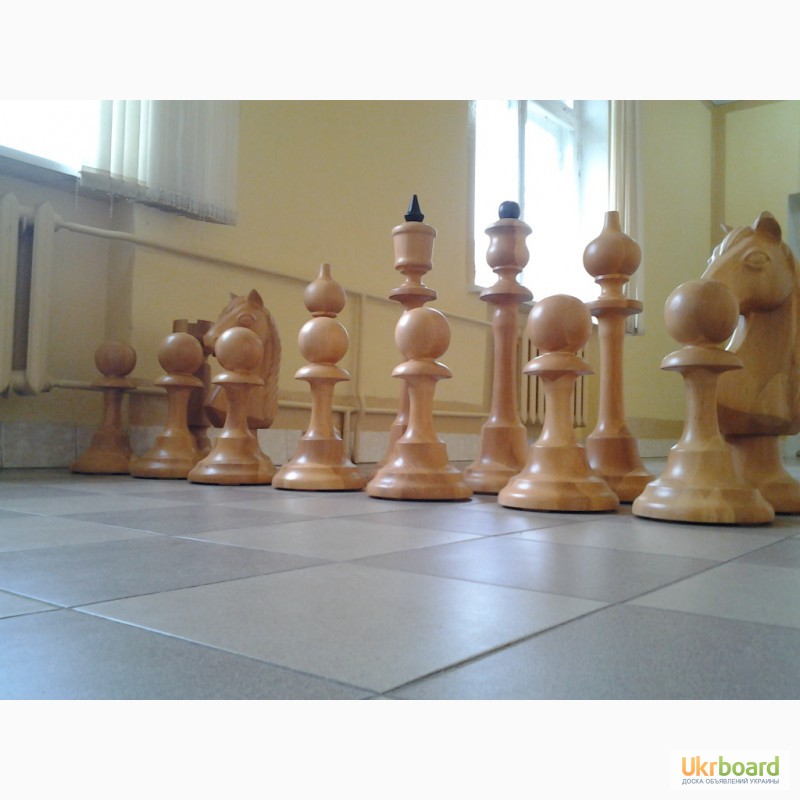 Фото 9. Шахматы большие, деревянные для школы