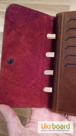 Фото 3. Мужское кожаное портмоне бумажник Bailini Long кошелек