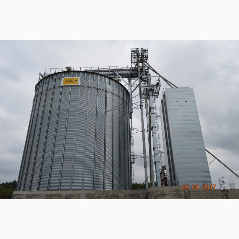 Фото 2. Поточная зерновая сушилка Арай | Купить энергосберегающая зерносушилка для кукурузы