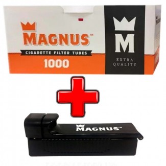 Гильзы для сигарет Magnus 1000 шт +машинка для набивки гильз, сигарет