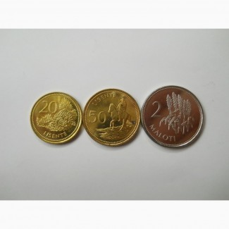 Монеты Лесото (3 штуки)